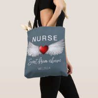 Infirmière personnalisée Médicale Ange ailes Coeur