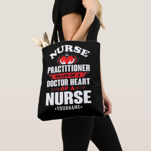 Tote Bag Infirmière Praticien Cerveau D'Un Docteur Coeur De