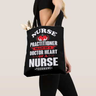 Tote Bag Infirmière Praticien Cerveau D'Un Docteur Coeur De