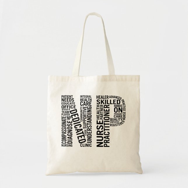 Tote Bag Infirmière Praticien NP (Devant)