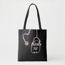 Tote Bag Infirmière Praticien NP Cadeau RN Stethoscope