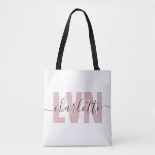 Tote Bag Infirmière professionnelle Chic LVN personnalisée
