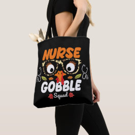 Tote Bag Infirmière Turquie Gobble Squad Thanksgiving Infir