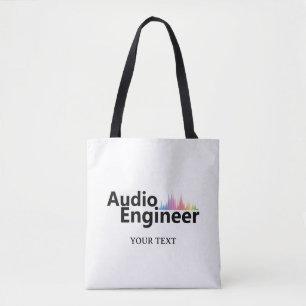 Tote Bag Ingénieur du son personnalisé Ingénierie audio