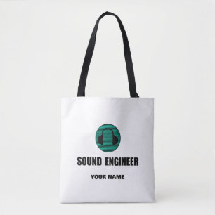 Tote Bag Ingénieur du son personnalisé Ingénierie audio
