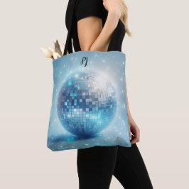 Tote Bag Initiales à billes Disco Lumineuses