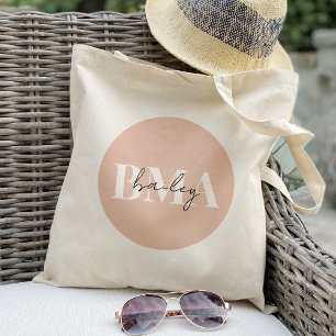 Tote Bag Initiales Monogrammes Chic Personnalisé