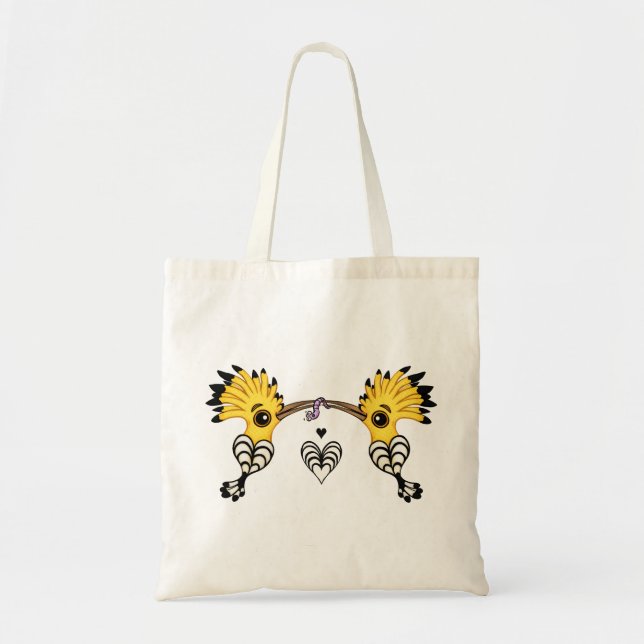 Tote Bag Inséparables ( Hoopoe ) (Devant)