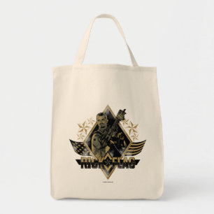 Tote Bag Insigne de drapeau du peloton Rick de suicide