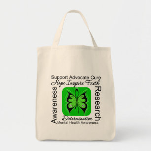 Tote Bag Inspiration de papillon - conscience de santé