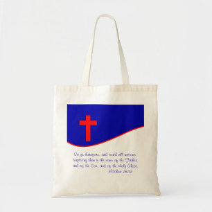 Tote Bag Inspiré du drapeau chrétien