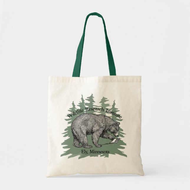 Tote Bag Institut de recherche de faune fourre-tout - (Devant)