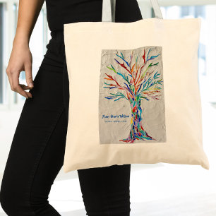 Tote Bag Instructeur de Yoga Arc-en-ciel
