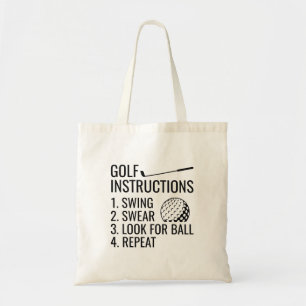 Tote Bag Instructions de golf