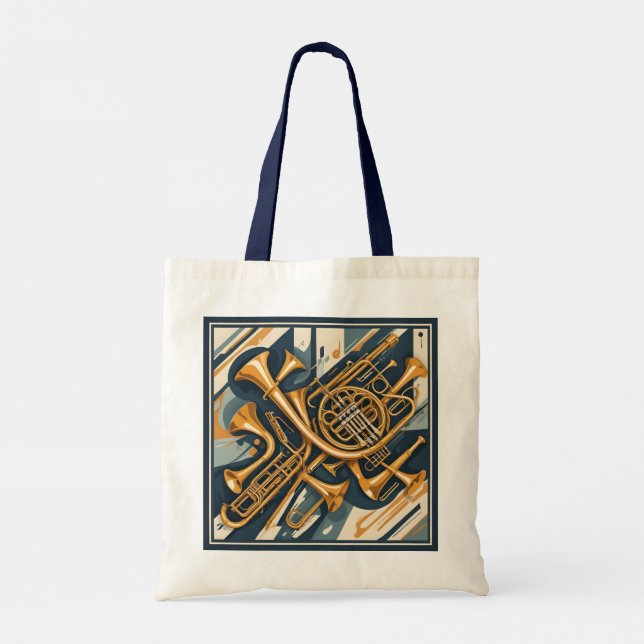 Tote Bag Instruments de musique (Dos)