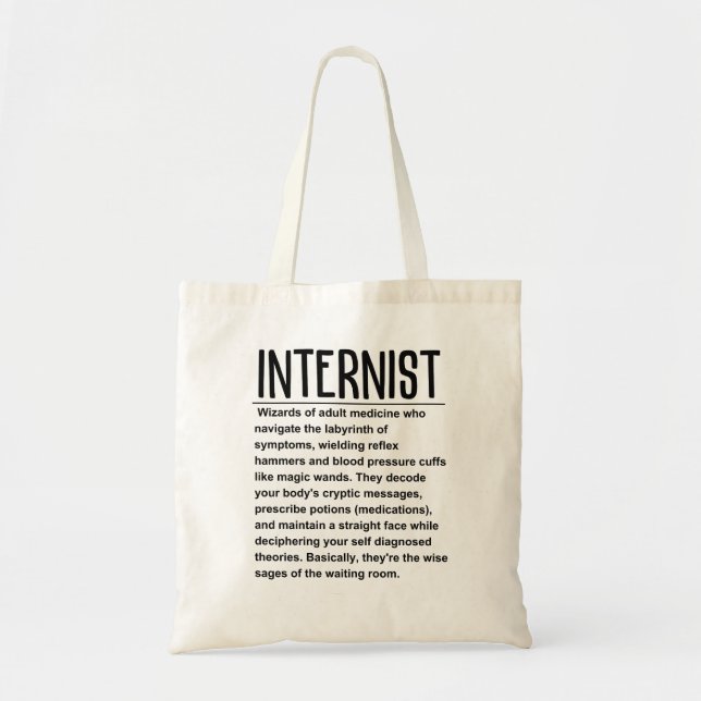 Tote Bag Interniste (Devant)
