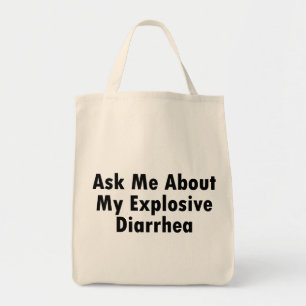 Tote Bag Interrogez-moi au sujet de ma diarrhée explosive