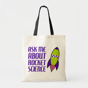 Tote Bag Interrogez-moi au sujet des études spatiales