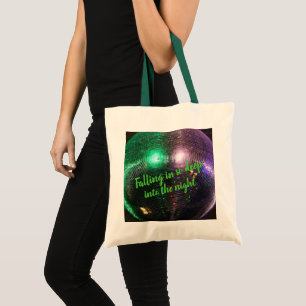 Tote Bag Into the Night Disco Lights