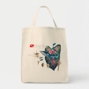 Tote Bag Invitation tropicale