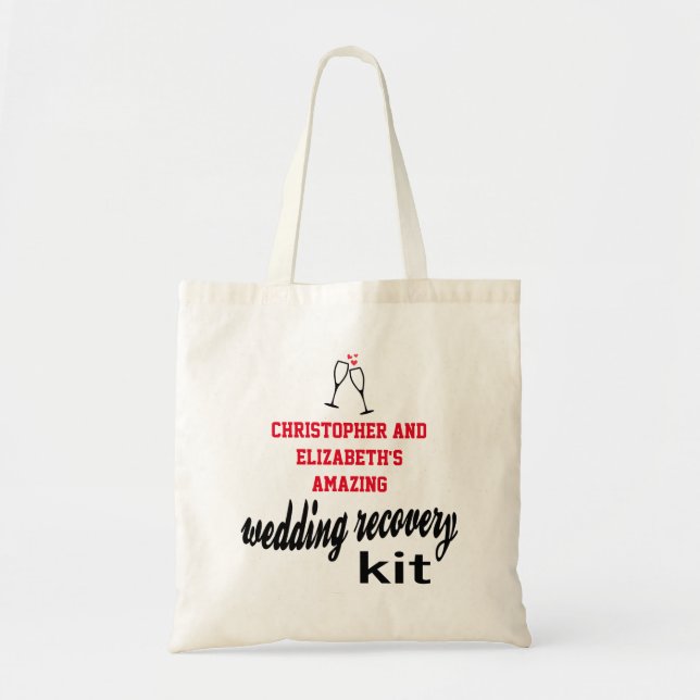 Tote Bag Invité Mariage du kit de récupération de relais (Devant)