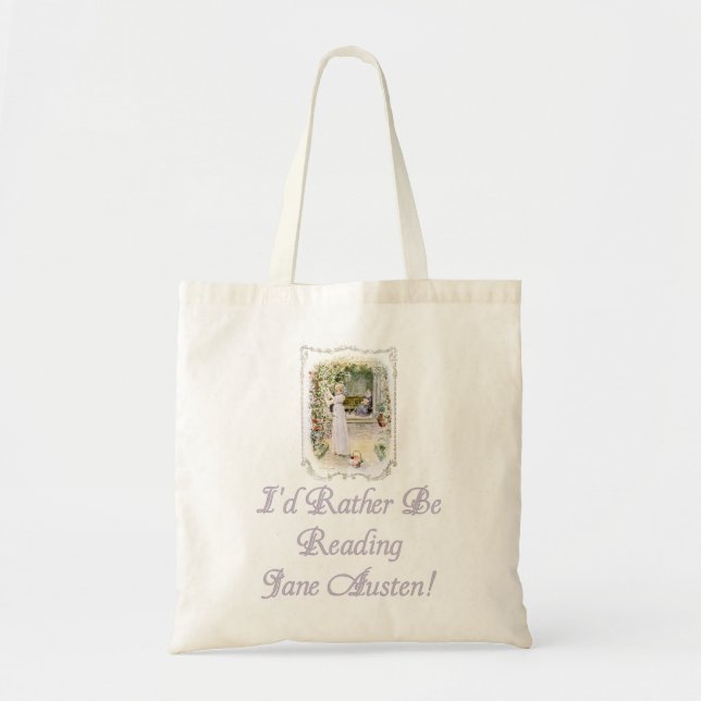 Tote Bag IRBR Jane Austen ! Budget Fourre-tout, 5 couleurs (Devant)
