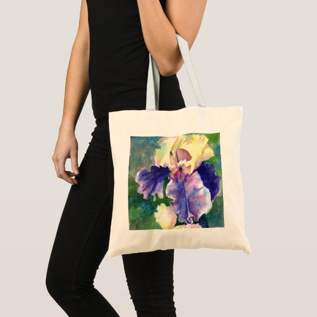 Tote Bag Iris barbu géant (Devant (produit))