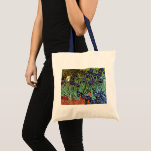 Tote Bag Iris de Vincent van Gogh, Art du jardin vintage