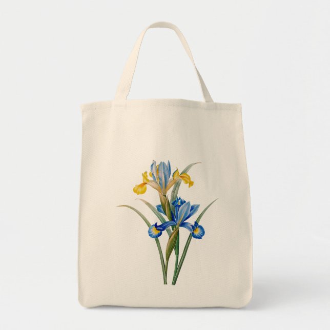 Tote Bag Iris d'Espagne par Pierre-Joseph Redouté (Devant)