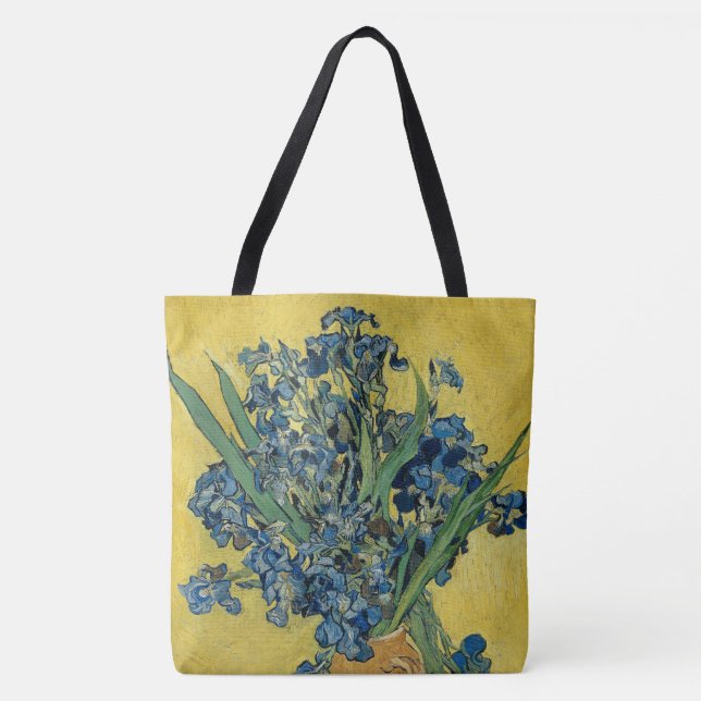 Tote Bag Irises-Vincent van Gogh (Devant)