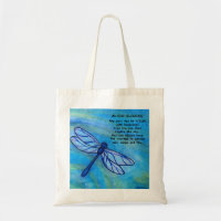 Irish Blessing Brave Blue Dragonfly Inspiration