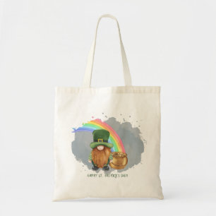 Tote Bag Irish Gnome Pot of Gold Custom St Patrick's Day