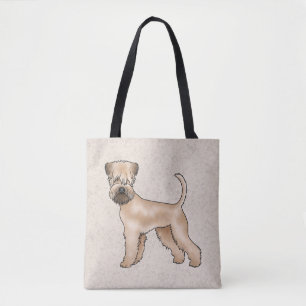 Tote Bag Irish Soft-Coated Wheaten Terrier Chien de Dessin