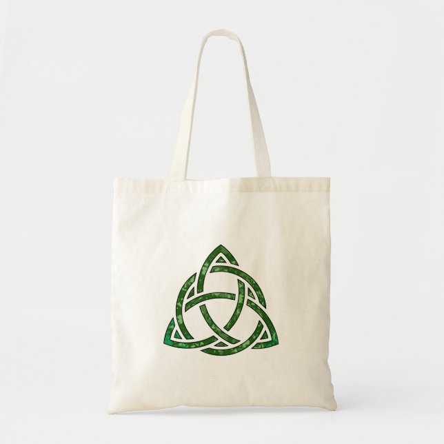 Tote Bag irish trifecta vert (Devant)