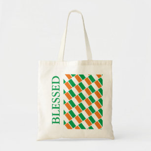 Tote Bag IRLANDE DRAPEAU Irlande République d'Irlande Béni