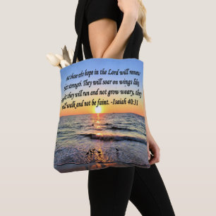 TOTE BAG ISAIAH INSPIRATIONNEL 40:31