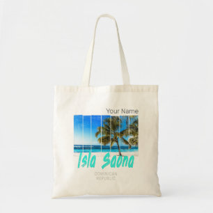 Tote Bag Isla Saona République Dominicaine Plage Design Vin