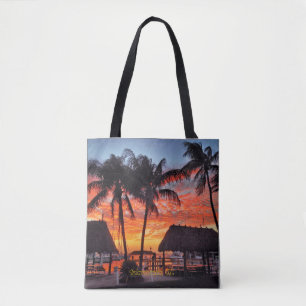 Tote Bag Islamorada, coucher de soleil de Floride