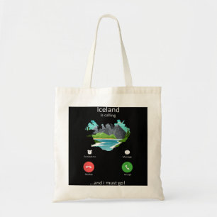 Tote Bag Islande appelle et je dois aller drôle Islande