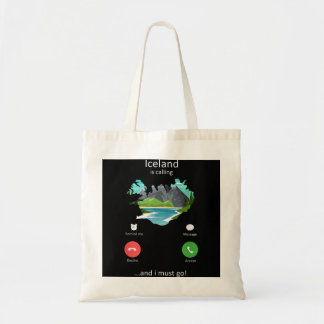 Tote Bag Islande appelle et je dois aller drôle Islande