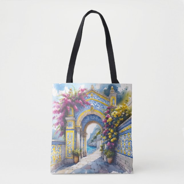 Tote Bag Italie Amalfi Ami Mariage anniversaire (Devant)