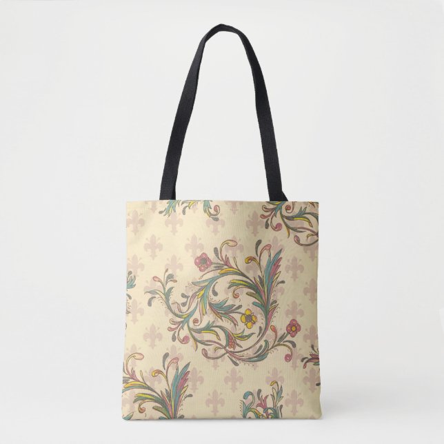 Tote Bag Italien Florentine Plats Motif (Devant)
