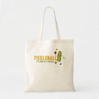Tote Bag Its Child of A Big Dill funny pickle pickleball pl