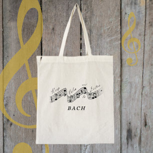 Tote Bag J Sebastian Bach Meilleur compositeur de musique c
