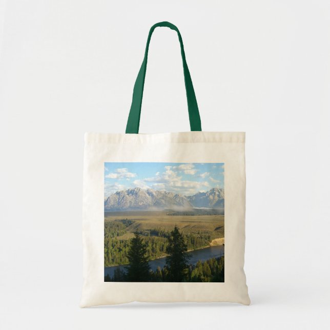 Tote Bag Jackson Hole Mountains et River (Devant)