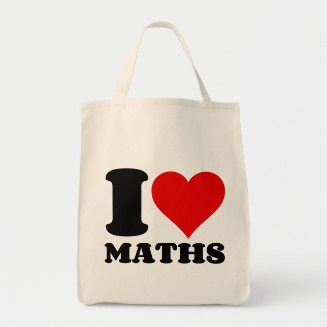 TOTE BAG J'ADORE LA MATHÉTIQUE (Devant)