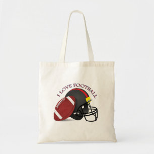 Tote Bag J'adore le football moderne élégant et branché