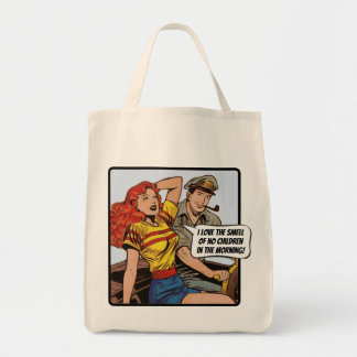 Tote Bag J'adore l'odeur d'aucun enfant le matin ! 