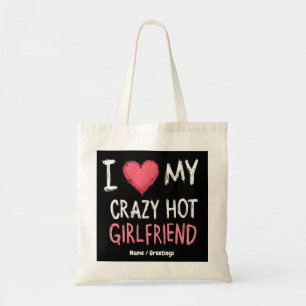 Tote Bag J'adore ma copine follement sexy, la façon parfai