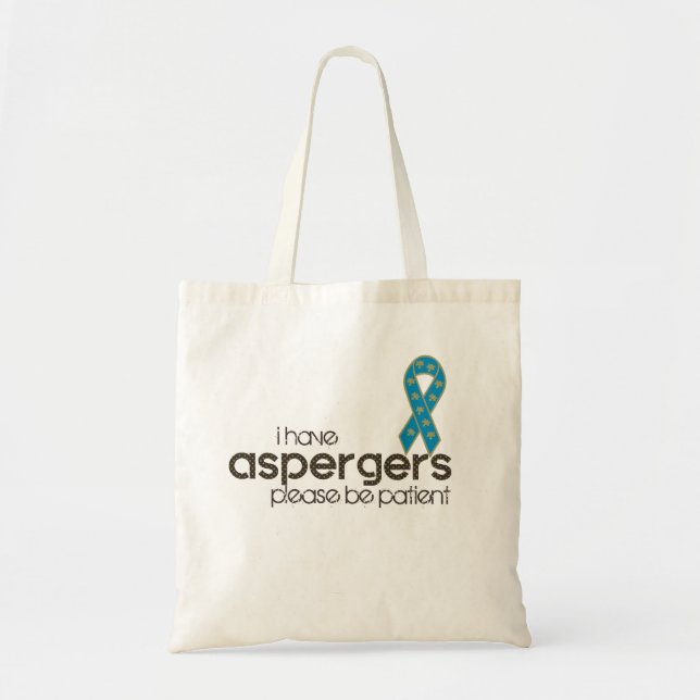 Tote Bag J'ai Aspergers (Devant)